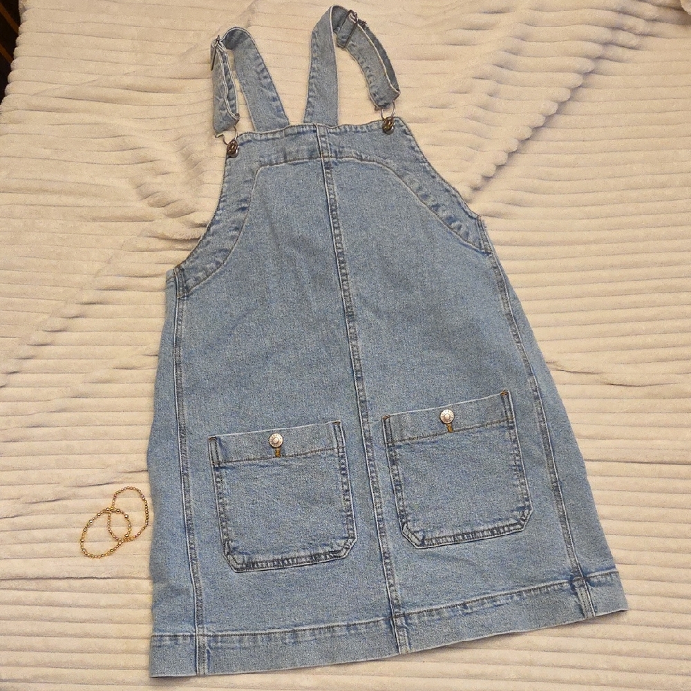Denim Overall Dress